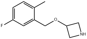 3-[(5-Fluoro-2-methylphenyl)methoxy]azetidine Structure