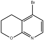 2H-Pyrano[2,3-b]pyridine, 5-bromo-3,4-dihydro- 구조식 이미지