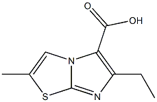 6-Ethyl-2-methylimidazo[2,1-b]thiazole-5-carboxylic acid 구조식 이미지