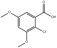 2-Chloro-3,5-dimethoxy-benzoic acid Structure