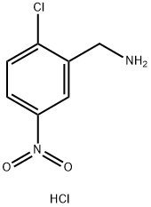 (2-chloro-5-nitrophenyl)methanamine hydrochloride 구조식 이미지