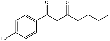 1-(4-Hydroxyphenyl)heptane-1,3-dione Structure