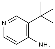 3-(1,1-DIMETHYLETHYL)-4-PYRIDINAMINE 구조식 이미지