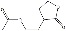 2-(2-oxooxolan-3-yl)ethyl acetate 구조식 이미지