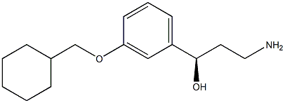 (R)-3-amino-1-(3-(cyclohexylmethoxy)phenyl)propan-1-ol Structure