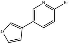 2-Bromo-5-(3-furyl)pyridine Structure