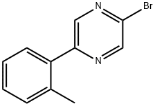 2-Bromo-5-(2-tolyl)pyrazine Structure