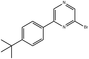 2-Bromo-6-(4-tert-butylphenyl)pyrazine 구조식 이미지