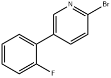 2-Bromo-5-(2-fluorophenyl)pyridine 구조식 이미지