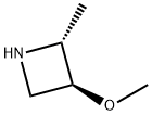 Azetidine, 3-methoxy-2-methyl-, (2R,3S)- Structure