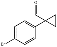 1-(4-bromophenyl)cyclopropane-1-carbaldehyde 구조식 이미지