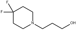 3-(4,4-Difluoropiperidin-1-yl)-propan-1-ol Structure