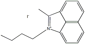 1-butyl-2-methylbenzo[cd]indol-1-ium iodide Structure