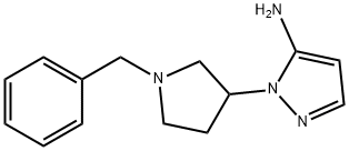1-(1-benzylpyrrolidin-3-yl)-1H-pyrazol-5-amine Structure