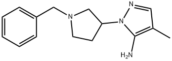 1-(1-benzylpyrrolidin-3-yl)-4-methyl-1H-pyrazol-5-amine 구조식 이미지
