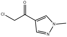 2-chloro-1-(1-methyl-1H-pyrazol-4-yl)ethan-1-one Structure