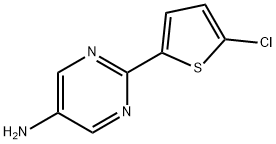 2-(5-chlorothiophen-2-yl)pyrimidin-5-amine 구조식 이미지