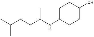 4-[(5-methylhexan-2-yl)amino]cyclohexan-1-ol 구조식 이미지