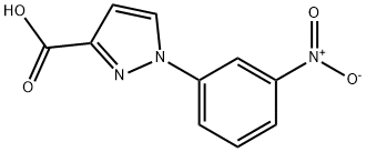 1-(3-nitrophenyl)-1H-pyrazole-3-carboxylic acid Structure