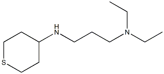 N1,N1-diethyl-N3-(tetrahydro-2H-thiopyran-4-yl)propane-1,3-diamine Structure