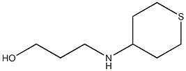 3-((tetrahydro-2H-thiopyran-4-yl)amino)propan-1-ol Structure