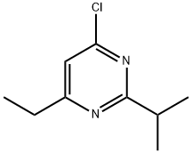 4-chloro-6-ethyl-2-(propan-2-yl)pyrimidine Structure