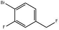 Benzene, 1-bromo-2-fluoro-4-(fluoromethyl)- Structure