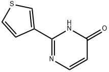 4-Hydroxy-2-(3-thienyl)pyrimidine 구조식 이미지