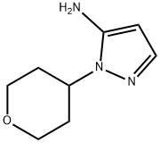 2-(Tetrahydro-pyran-4-yl)-2H-pyrazol-3-ylamine Structure