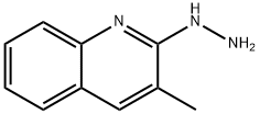 2-hydrazinyl-3-methylquinoline 구조식 이미지