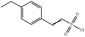 2-(4-ethylphenyl)ethene-1-sulfonyl chloride Structure