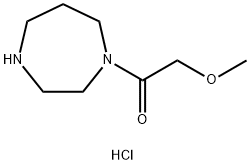 1-(methoxyacetyl)-1,4-diazepane hydrochloride Structure