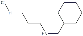 (cyclohexylmethyl)(propyl)amine hydrochloride Structure