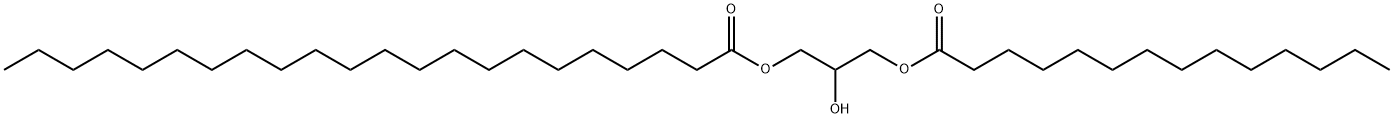 1-Myristoyl-3-Docosanoyl-rac-glycerol Structure