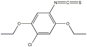 1-chloro-2,5-diethoxy-4-isothiocyanatobenzene 구조식 이미지