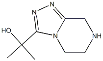 2-{5H,6H,7H,8H-[1,2,4]triazolo[4,3-a]pyrazin-3-yl}propan-2-ol 구조식 이미지