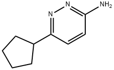 3-Amino-6-(cyclopentyl)pyridazine 구조식 이미지