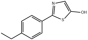 5-Hydroxy-2-(4-ethylphenyl)thiazole Structure