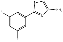 4-Amino-2-(3,5-difluorophenyl)thiazole 구조식 이미지
