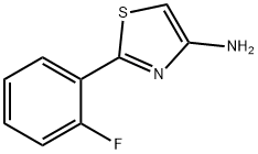 4-Amino-2-(2-fluorophenyl)thiazole 구조식 이미지