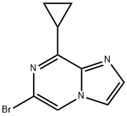 6-Bromo-8-(cyclopropyl)imidazo[1,2-a]pyrazine Structure