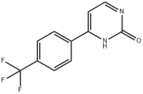 2-Hydroxy-4-(4-trifluoromethylphenyl)pyrimidine Structure