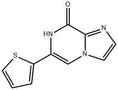 8-Hydroxy-6-(2-thienyl)imidazo[1,2-a]pyrazine Structure