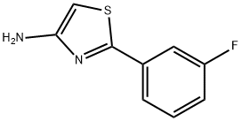 4-Amino-2-(3-fluorophenyl)thiazole 구조식 이미지