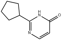 4-Hydroxy-2-(cyclopentyl)pyrimidine Structure