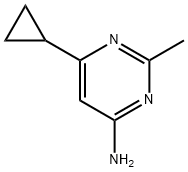 6-cyclopropyl-2-methylpyrimidin-4-amine Structure