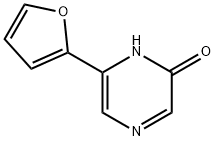 2-Hydroxy-6-(2-furyl)pyrazine 구조식 이미지