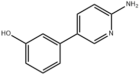 2-Amino-5-(3-hydroxyphenyl)pyridine 구조식 이미지