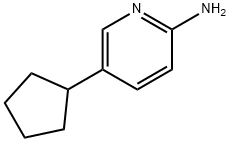 2-AMINO-5-CYCLOPENTYLPYRIDINE Structure