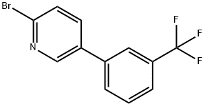 2-Bromo-5-(3-trifluoromethylphenyl)pyridine Structure